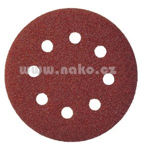 KLINGSPOR PS22K 125mm K 80 GLS5 smirkový výsek suchý zip