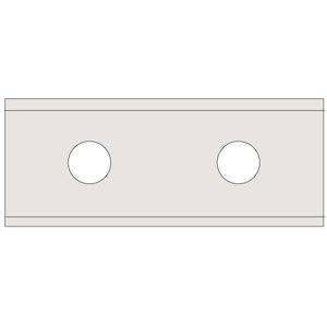 CMT N011-50045 žiletka tvrdokovová Z2 - 50x12x1,5mm UNI