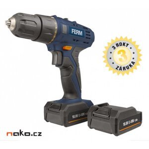 FERM CDM1119 aku vrtačka 10,8V LiIon 2x1,5Ah