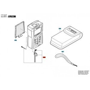 BOSCH 1609203X48 sada dílů pro výrobek 3603K16300 PLR50 - pozice 804