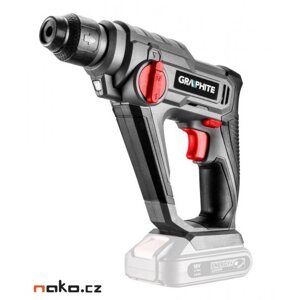 GRAPHITE ENERGY+ 58G009 vrtací aku kladivo SDS+ 18V Li-Ion bez akumulátoru