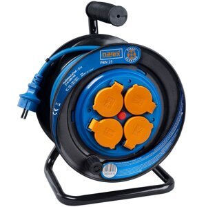 NAREX PBN 25 kabel prodlužovací gumový 230V 25m/ 4 zásuvky bubnový 65404963