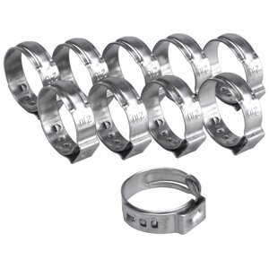 EXTOL PREMIUM 8865178 sada spon na hadici 10ks, 17,8-21,0mm, INOX