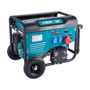 HERON 8896414 elektrocentrála benzínová 6,0kW, s el. startem a podvozkem