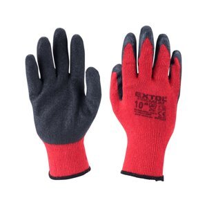 EXTOL PREMIUM 8856641 rukavice bavlněné polomáčené v LATEXU, 9"