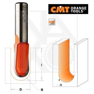 CMT C91412711 zaoblovací fréza D 12,7 S8