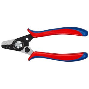 KNIPEX 1282130SB kleště na odizolování světlovodů 130mm