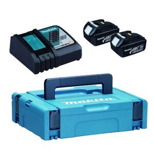 MAKITA 197952-5 LXT sada 2x baterie BL1830B 3Ah + nabíječka DC18RC+kufr Makpac, ORIGINÁL
