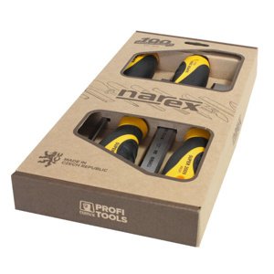 NAREX 8606 00 sada plochých dlát SUPER 2009 LINE 4 ks