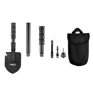 NEO TOOLS 63-122 skládací lopatka s motyčkou multifunkční 8v1