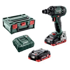 METABO SSW 18 LTX 300 BL aku rázový utahovák 1/2" 2x4.0Ah LiHD 602395800