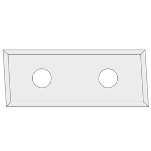 CMT N017-29545 žiletka tvrdokovová 28,3x12x1,5