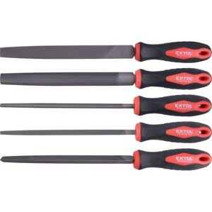 EXTOL PREMIUM 8803611 sada pilníků dílenských 200mm sek 2, 5ks