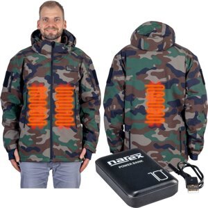 NAREX Camouflage CHJ-XS SET vyhřívaná bunda + powerbanka PWB 10, 65406036