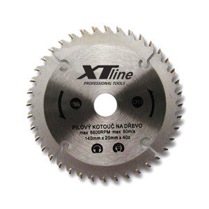 XTline TCT19040 pilový kotouč 190x1,6x30mm, 40Z