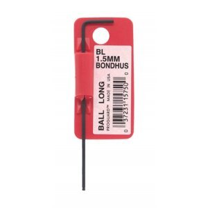 BONDHUS 15750 L-klíč imbus 1,5mm s kuličkou