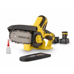POWERPLUS POWXG1045 aku řetězová pila na větve 12V 2x 2Ah LiIon