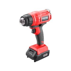 EXTOL PREMIUM 8891866 aku horkovzdušná opalovací pistole, SHARE20V, LiIon 1x2Ah