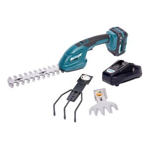 XTline XT102877-1B2 aku nůžky na keře a trávu 18V 3v1 LiIon 1x 2Ah + nabíječka