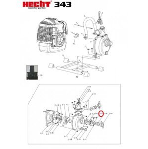 HECHT 343010037 těsnící kroužek H343