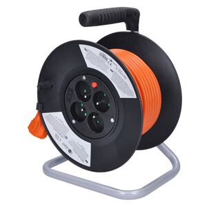 SOLIGHT PB09 kabel prodlužovací 20m/4zásuvky bubnový