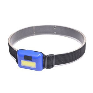 SOLIGHT WH26 LED čelová svítilna, 3W COB, modrá