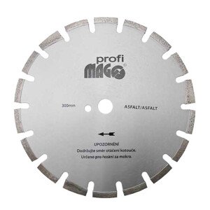 MAGG Profi DKS300 diamantový kotouč segmentový 300x25,4mm na asfalt