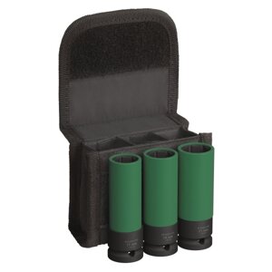 BOSCH sada rázových hlavic na litá kola PRO Impact Socket Set 17,19,21mm 2608003033