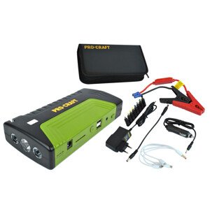 PROCRAFT JS-10 startovací aku zdroj 400A s funkcí powerbanky 10Ah a LED svítilny