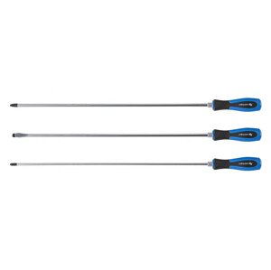 HOGERT HT1S084 sada dlouhých šroubováků 450mm 3ks 8mm, PH2, PH3