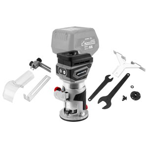 GRAPHITE ENERGY+ 58GE140 aku jednoruční ohraňovací vrchní frézka 18V LiIon bez aku