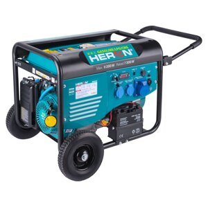 HERON 8896326 elektrocentrála benzínová a plynová (LPG/NG) 17HP/8,2kW, el. start, ATS