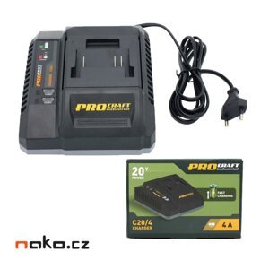 PROCRAFT Industrial C20/4 rychlonabíječka LiIon baterií 20V
