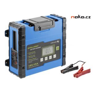 HOGERT HT8G613 elektronická nabíječka autobaterií 12V 15A