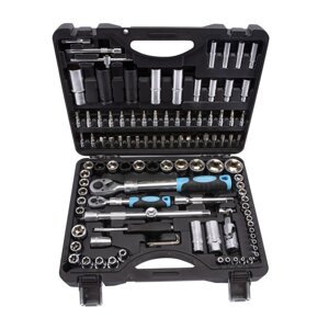 XTline XT40108 gola sada 1/4"+1/2" 108 dílů s teleskopickými ráčnami