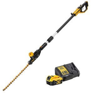 DeWALT DCMPH566P1 aku nůžky na živé ploty s dlouhou násadou 18V 1x5,0Ah XR LiIon
