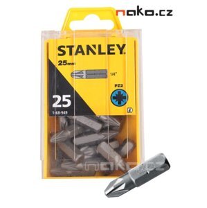 STANLEY 1-68-949 sada bitů PZ2 x 25mm 25ks