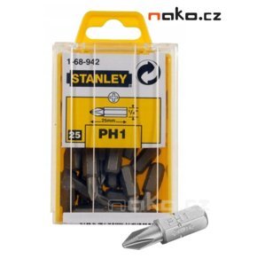 STANLEY 1-68-942 sada bitů PH1 x 25mm 25ks
