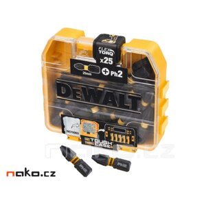 DeWALT DT70555T torzní rázové bity Ph2x25mm 25ks FLEXTORQ baleno v TOUGHcase+
