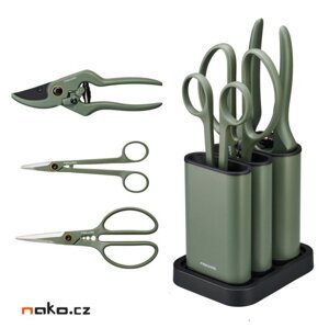 FISKARS Solid Reach Plant Care sada nůžek na rostliny s pouzdry 1075317, 3 ks