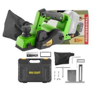 PROCRAFT PE20BL bezuhlíkový hoblík LiIon 20V, bez aku (PE20BLBB)