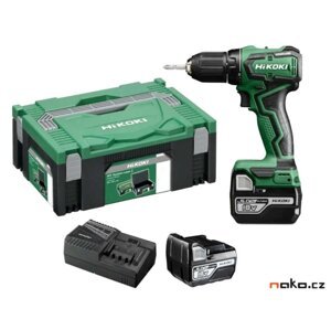 HiKOKI DS18DDWPZ bezuhlíková aku vrtačka 18V 2x 5Ah LiIon, Hitbox