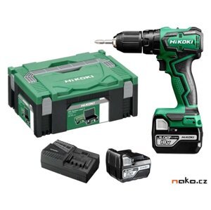 HiKOKI DV18DDWPZ bezuhlíková příklepová aku vrtačka 18V 2x 5Ah LiIon, Hitbox