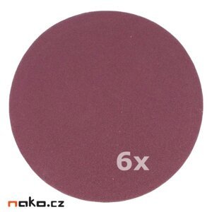 XTline KL044212 sada brusných výseků na suchý zip Z 120, 225mm 6ks