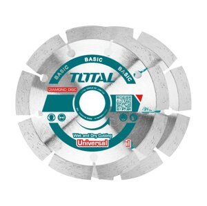 TOTAL TAC21111532 kotouče diamantové 115x22,2mm řezné segmentoé 2 kusy