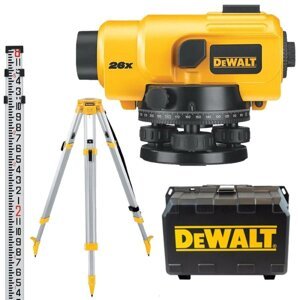 DeWALT DW096PK optický nivelační přístroj se stativem a latí
