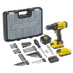 STANLEY FATMAX SFMCD700D2A aku vrtačka 2x2Ah 18V LiIon V20 sada 100ks příslušenství