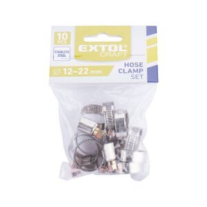 EXTOL CRAFT 70502 spony hadicové 12-22mm 10ks na hadici 1/2"