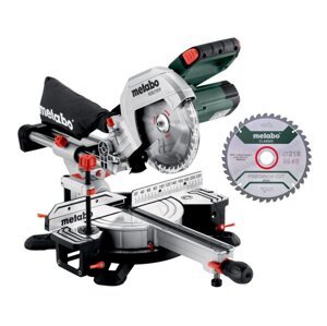 METABO KGS 216 M SET pokosová pila s pojezdem a pozvolným rozběhem, 2x kotouč 613216900