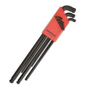 BONDHUS 67099 sada imbusových L klíčů metrických Short Arm Ball 9 dílů SDBLX9MXL